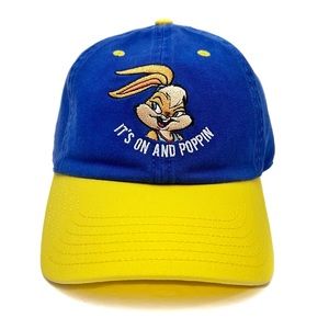Warner Bros. Space Jam Lola Bunny Baseball Cap Blue and Yellow One Size
